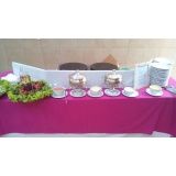 buffets para coquetel empresarial Pinheiros